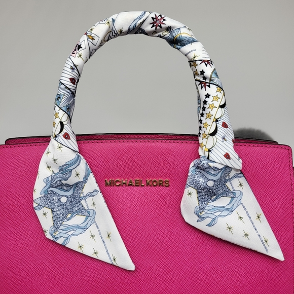 New Tarot Cards Silk Skinny Scarf Twilly 'Star' - Picture 3 of 7